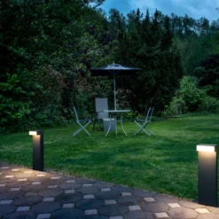 SLV L-Line Out LED-Sockelleuchte CCT, Höhe 50 cm