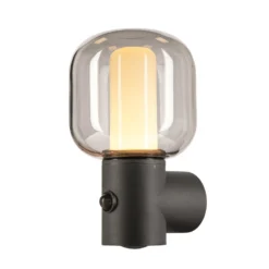 SLV Ovalisk Sensor-Außenwandleuchte CCT