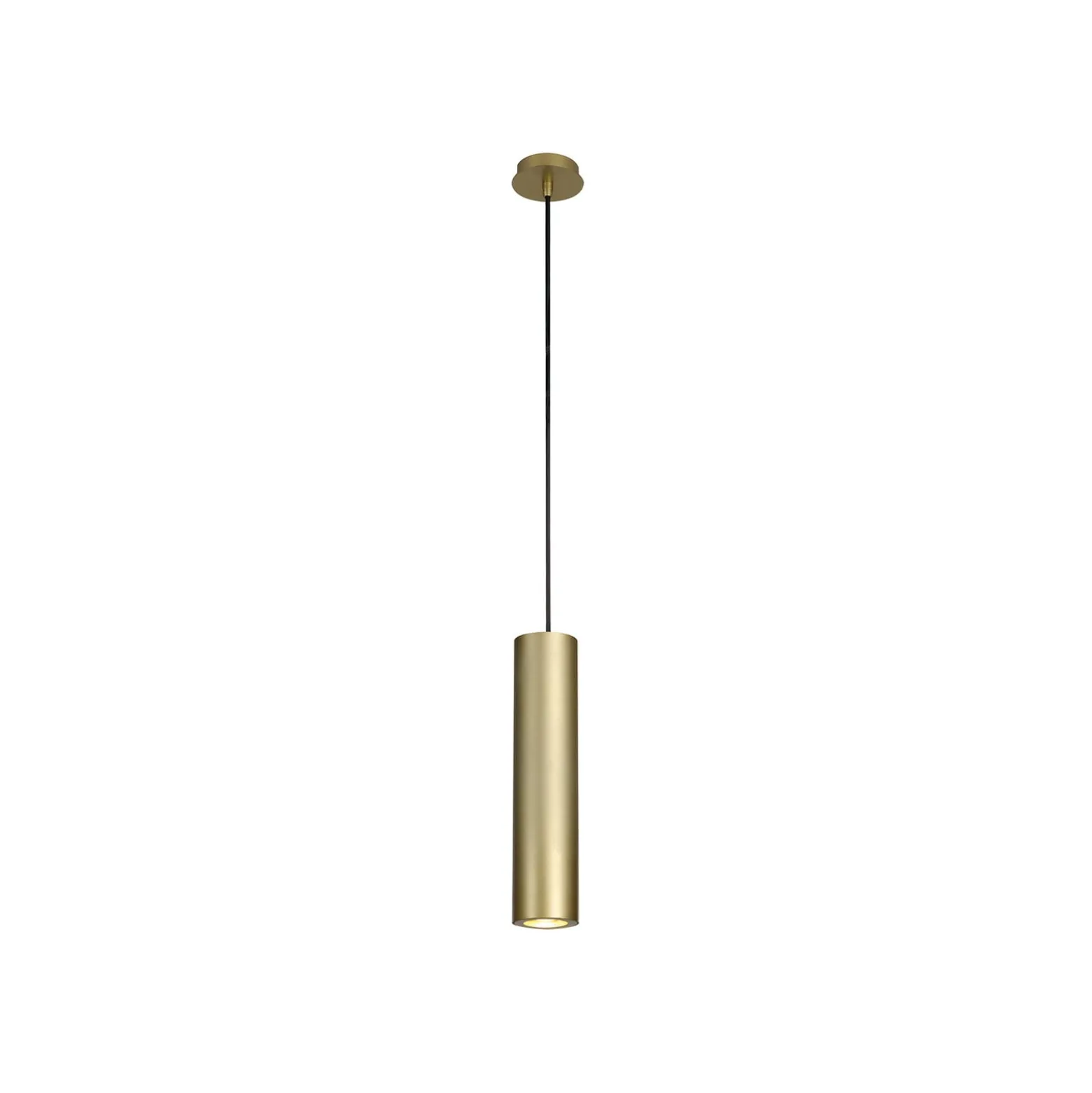 SLV Pendellampe Enola B, messingfarben, Aluminium, Ø 6,7 cm