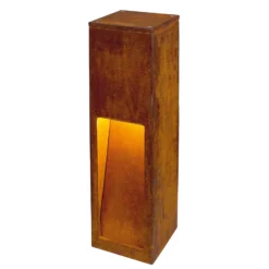 SLV Rusty Slot 50 LED-Sockelleuchte, Höhe 50 cm