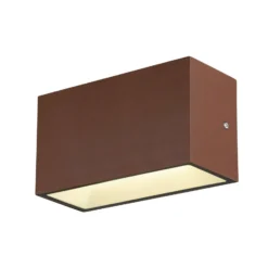 SLV Sitra LED-Außenwandleuchte up/down 20cm rost