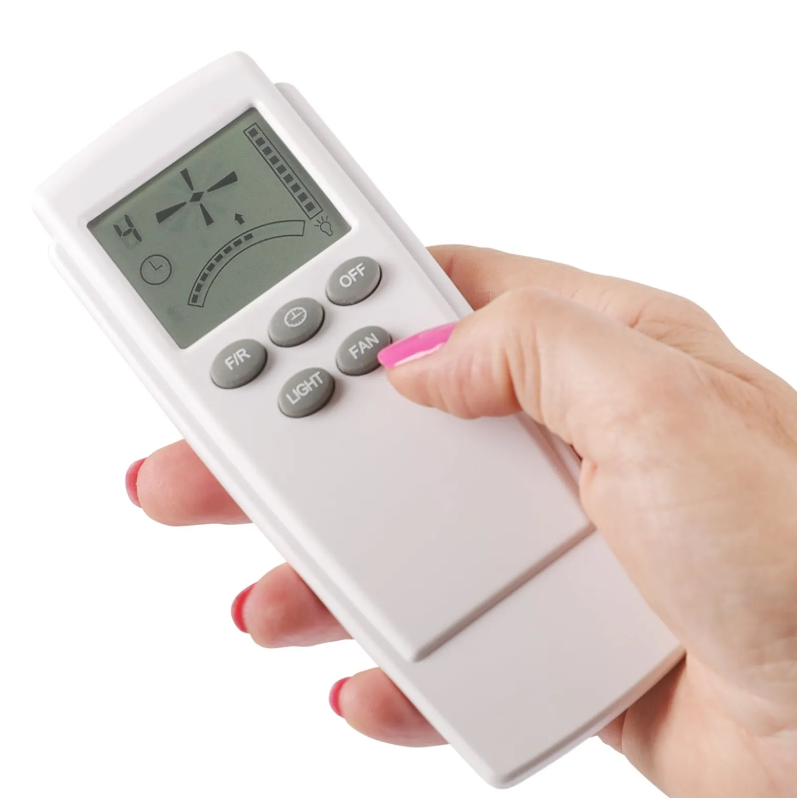 Smart Deckenventilator ECO PLANO II, Ø 112 cm, hellgrau, DC