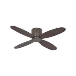 Smart Deckenventilator Eco Plano II, Ø 112 cm, nussbaum, DC