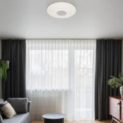 Smart LED-Deckenleuchte Jocelyn, weiß, CCT, Fernbedienung