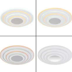 Smart LED-Deckenleuchte Jocelyn, weiß, CCT, Fernbedienung