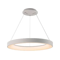 Smart LED-Hängelampe Niseko II, Ø 50 cm, weiß, CCT, dimmbar