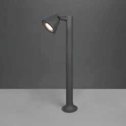 Sockelleuchte Kaveri aus Aluminium, anthrazit