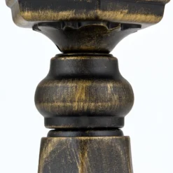 Sockelleuchte Puchberg in Schwarz-Gold