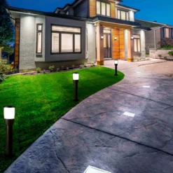 Sockelleuchte Tucson aus Aludruckguss