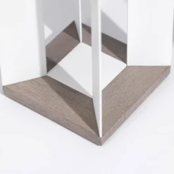 Solarlaterne Teckalu, Duratek/weiß, 45,5cm