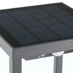 Solar-LED-Sockelleuchte Saura mit Bewegungsmelder