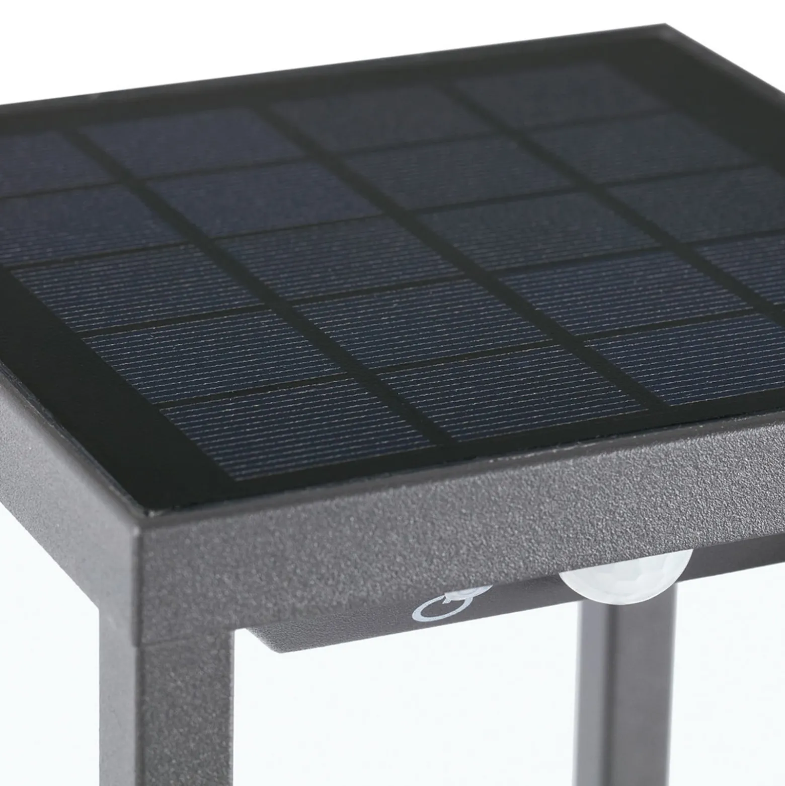 Solar-LED-Sockelleuchte Saura mit Bewegungsmelder