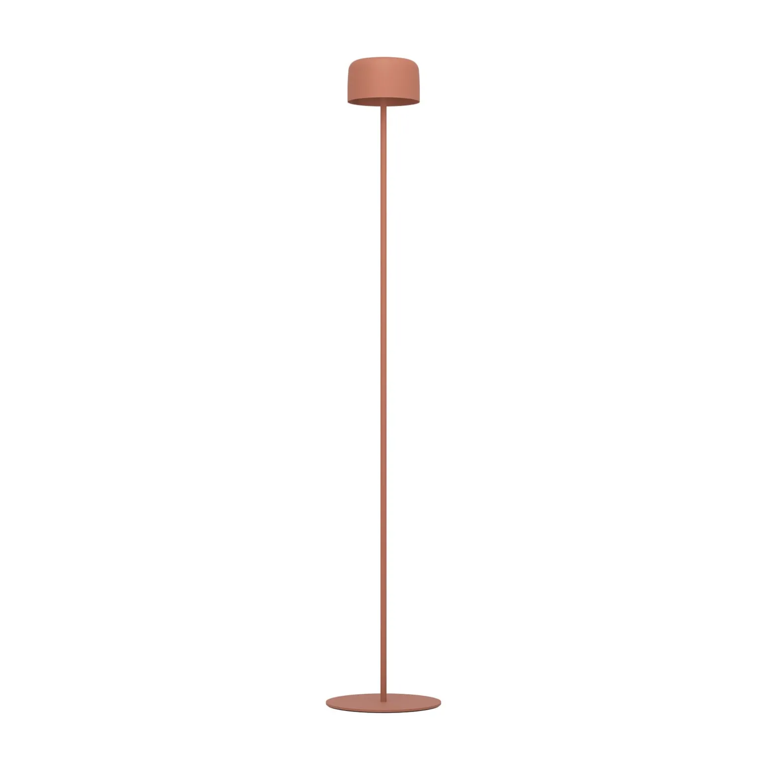 Solar-LED-Terrassenlampe Roccanova-L orangefarben Höhe 120cm
