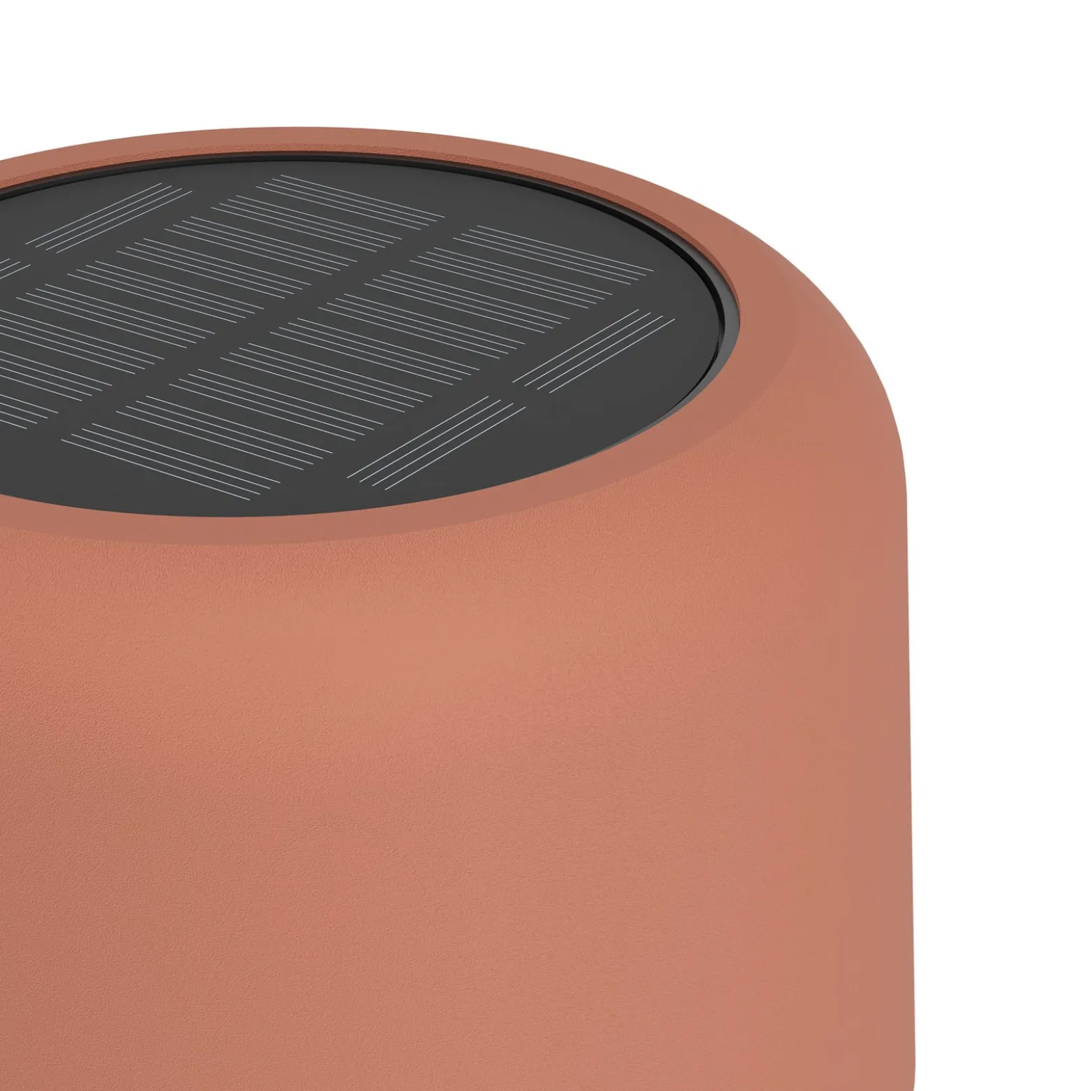 Solar-LED-Terrassenlampe Roccanova-L orangefarben Höhe 120cm