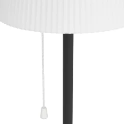 Solar-LED-Terrassenlampe Scordiano-L, schwarz, Höhe 120 cm