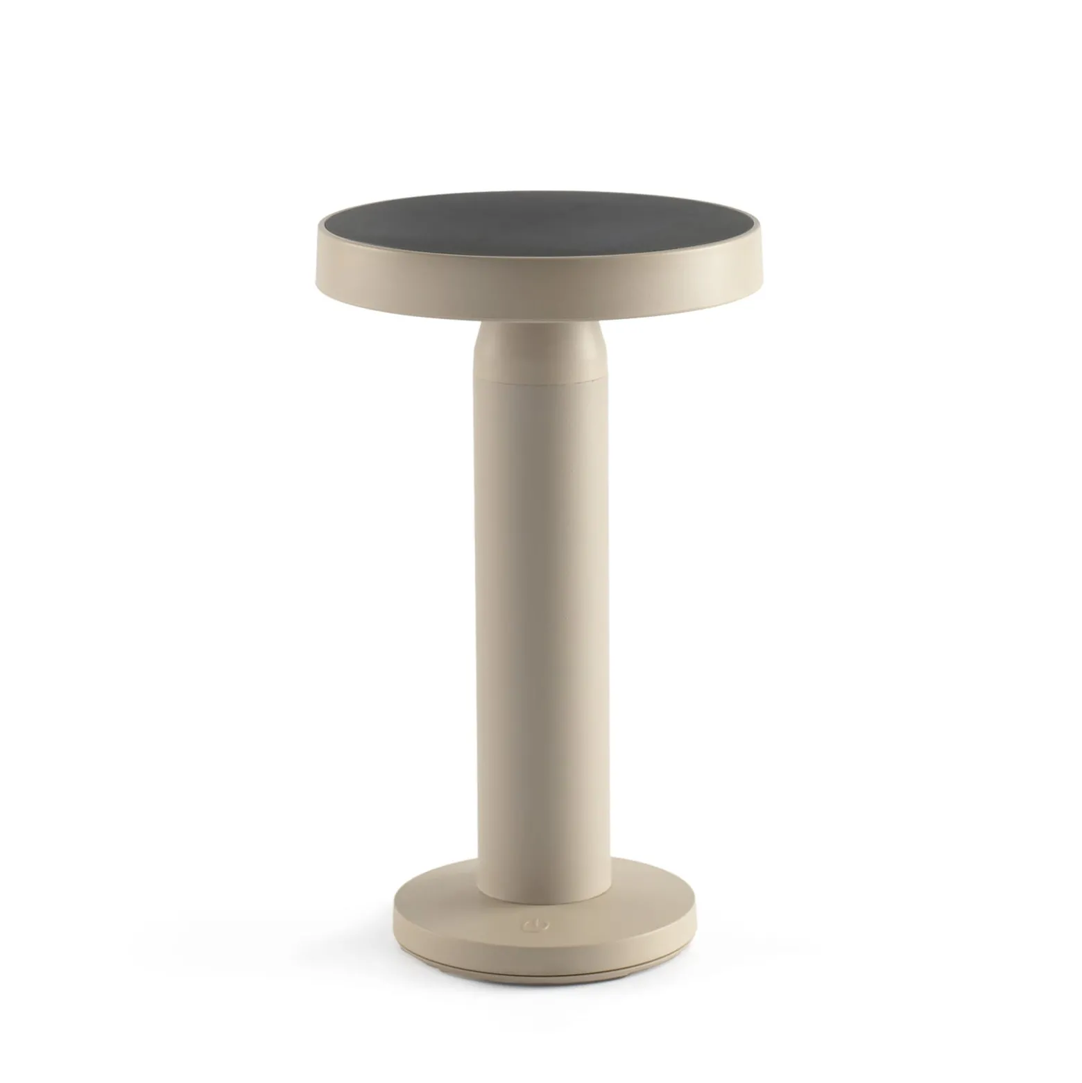 Solar-LED-Tischleuchte Cairo, beige, Kunststoff, IP44, 21 cm