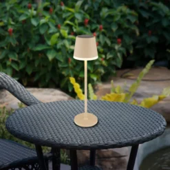 Solar-Tischlampe 36637S, IP44, sand