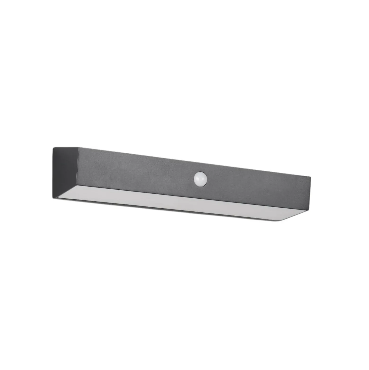 Solar-Wandleuchte Silves, schwarz, Sensor, IP44