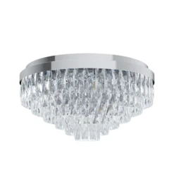Stars of Light Deckenlampe Valparaiso, chrom Ø 58 cm Metall