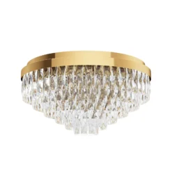 Stars of Light Deckenlampe Valparaiso, gold Ø 58 cm Metall