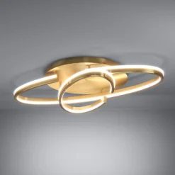 Stars of Light LED-Deckenlampe Bogado, gold, 75 cm CCT dim