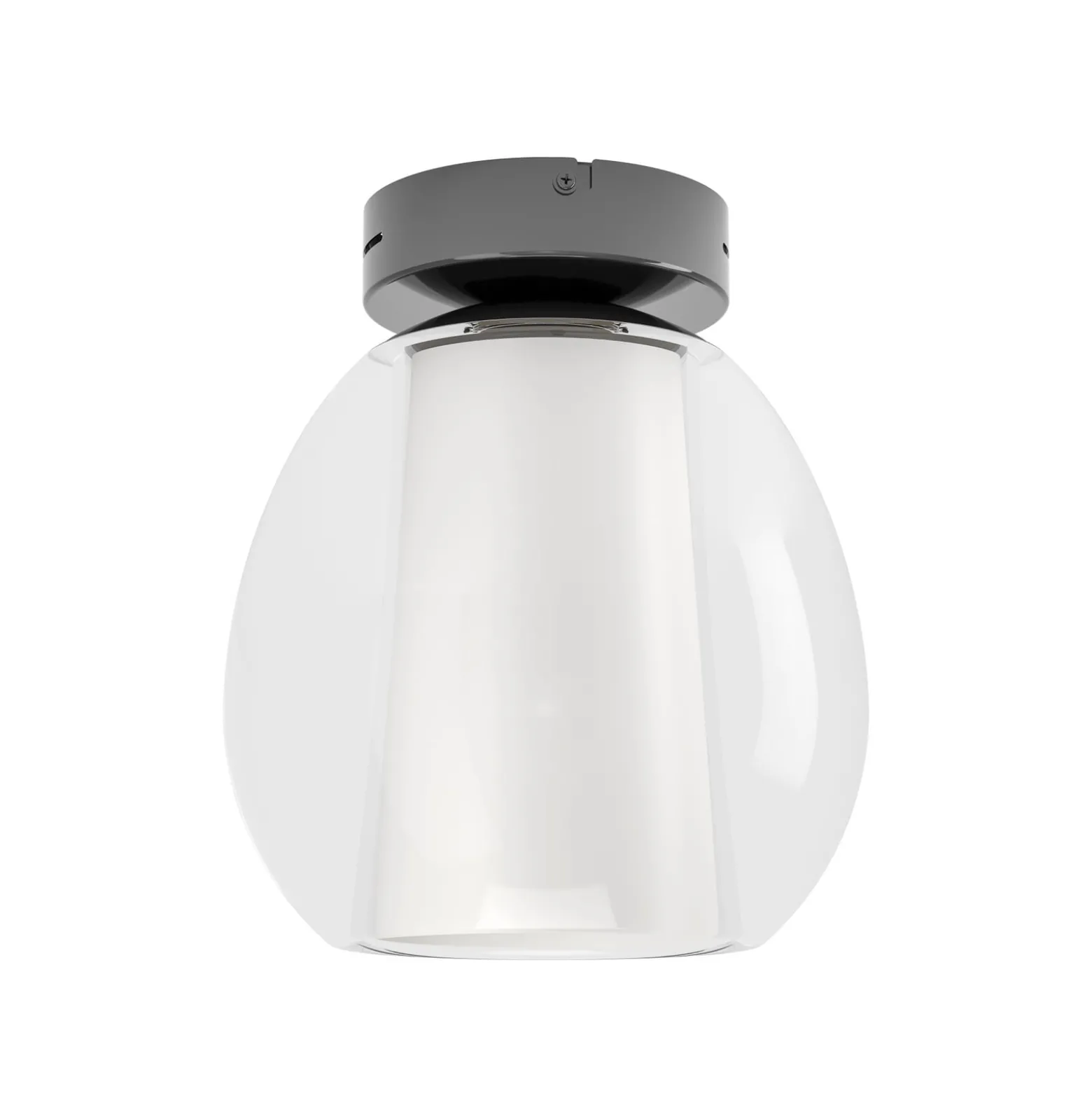 Stars of Light LED-Deckenlampe Menorca, nickel Ø 21 cm CCT