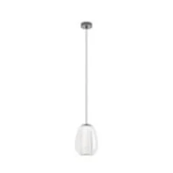 Stars of Light LED-Hängelampe Menorca, nickel, Ø 22 cm CCT