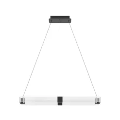 Stars of Light LED-Hängelampe Mogetonello, schwarz, 100 cm