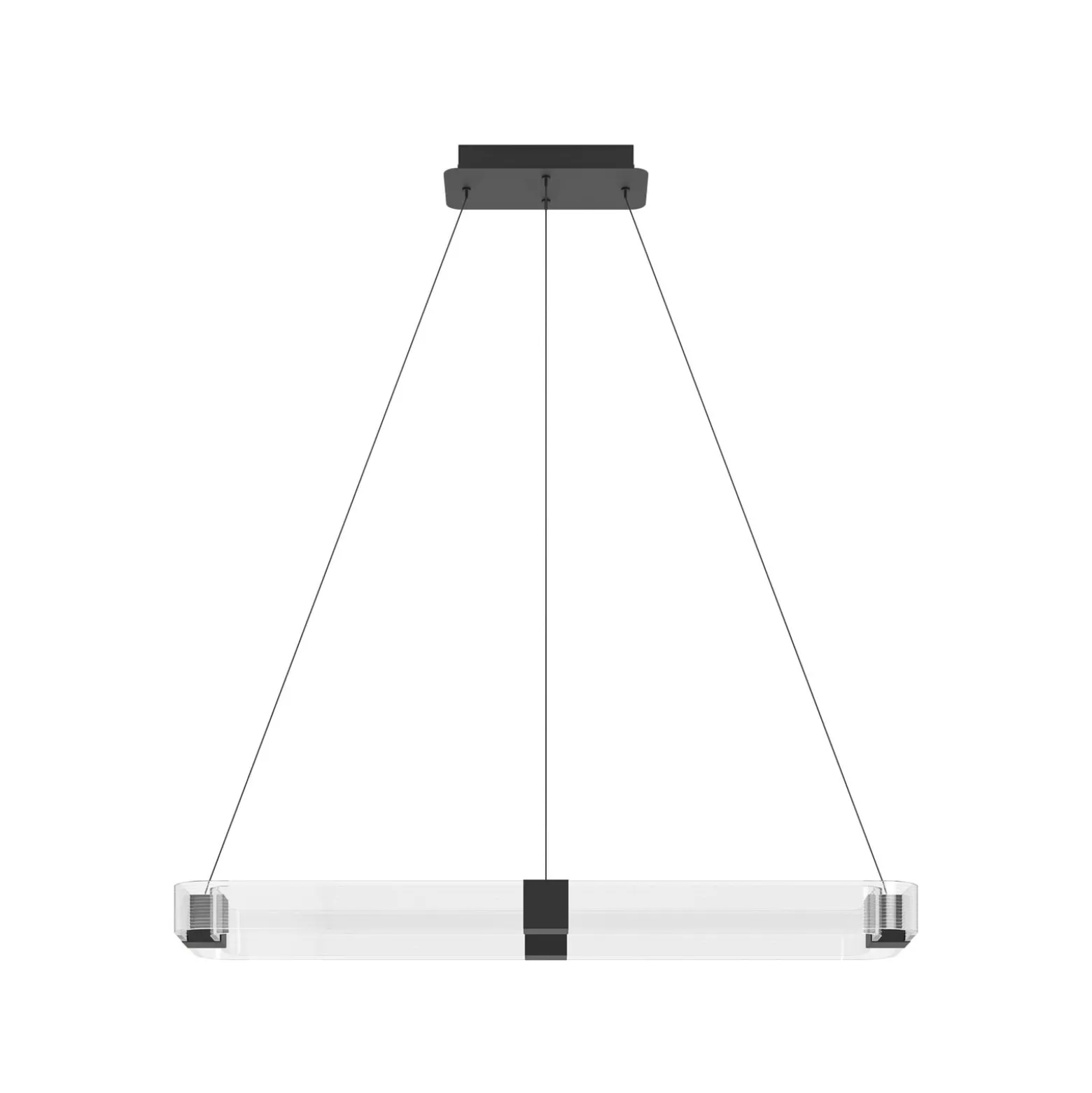 Stars of Light LED-Hängelampe Mogetonello, schwarz, 100 cm