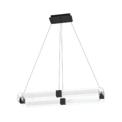 Stars of Light LED-Hängelampe Mogetonello, schwarz, 100 cm
