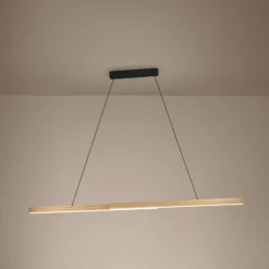 Stars of Light LED-Hängelampe Montebuono, holz 180 cm dim
