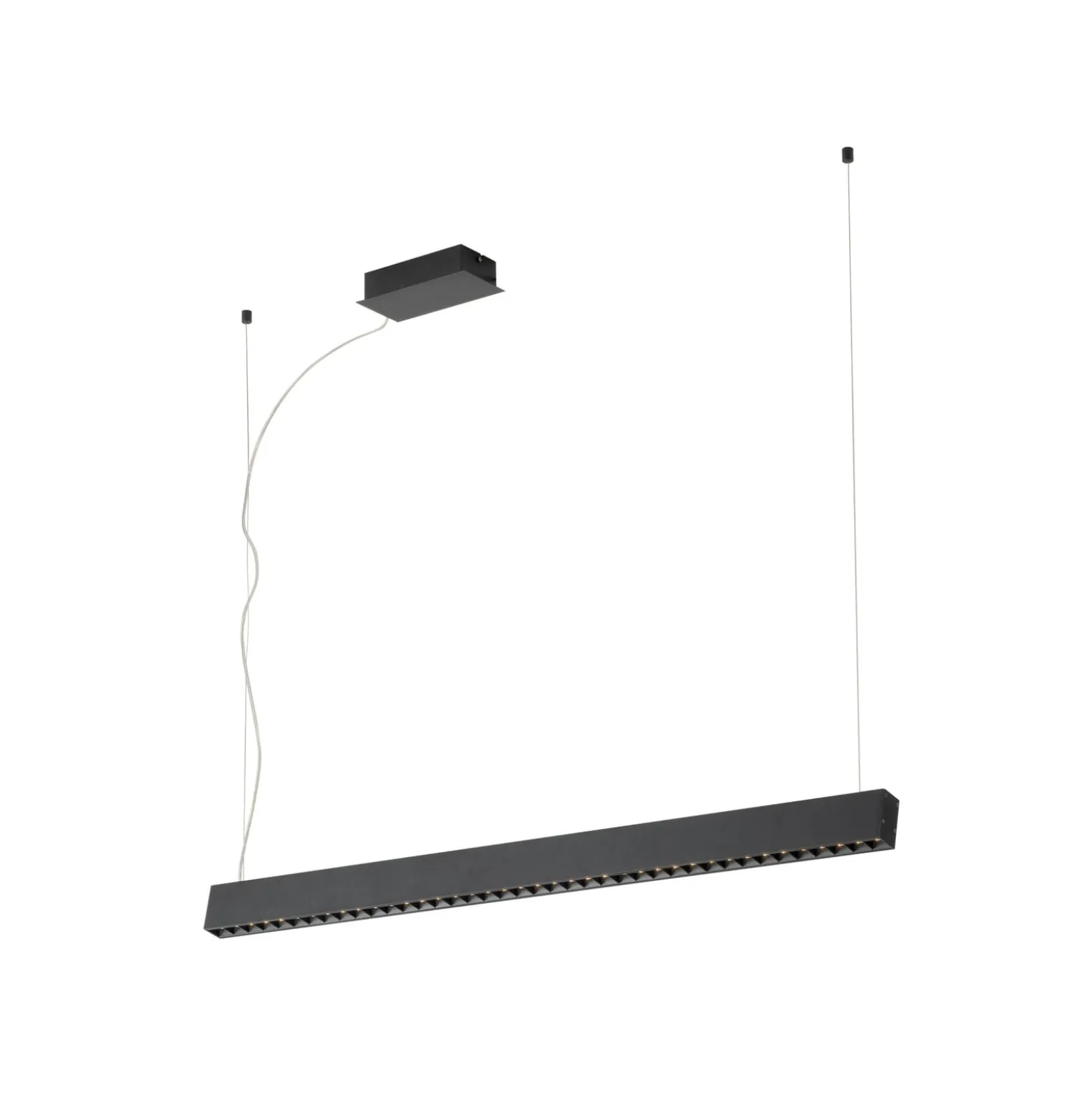 Stars of Light LED-Hängelampe Termini, schwarz 107 cm Metall