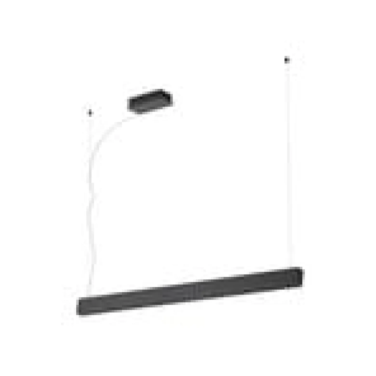 Stars of Light LED-Hängelampe Termini, schwarz 107 cm Metall
