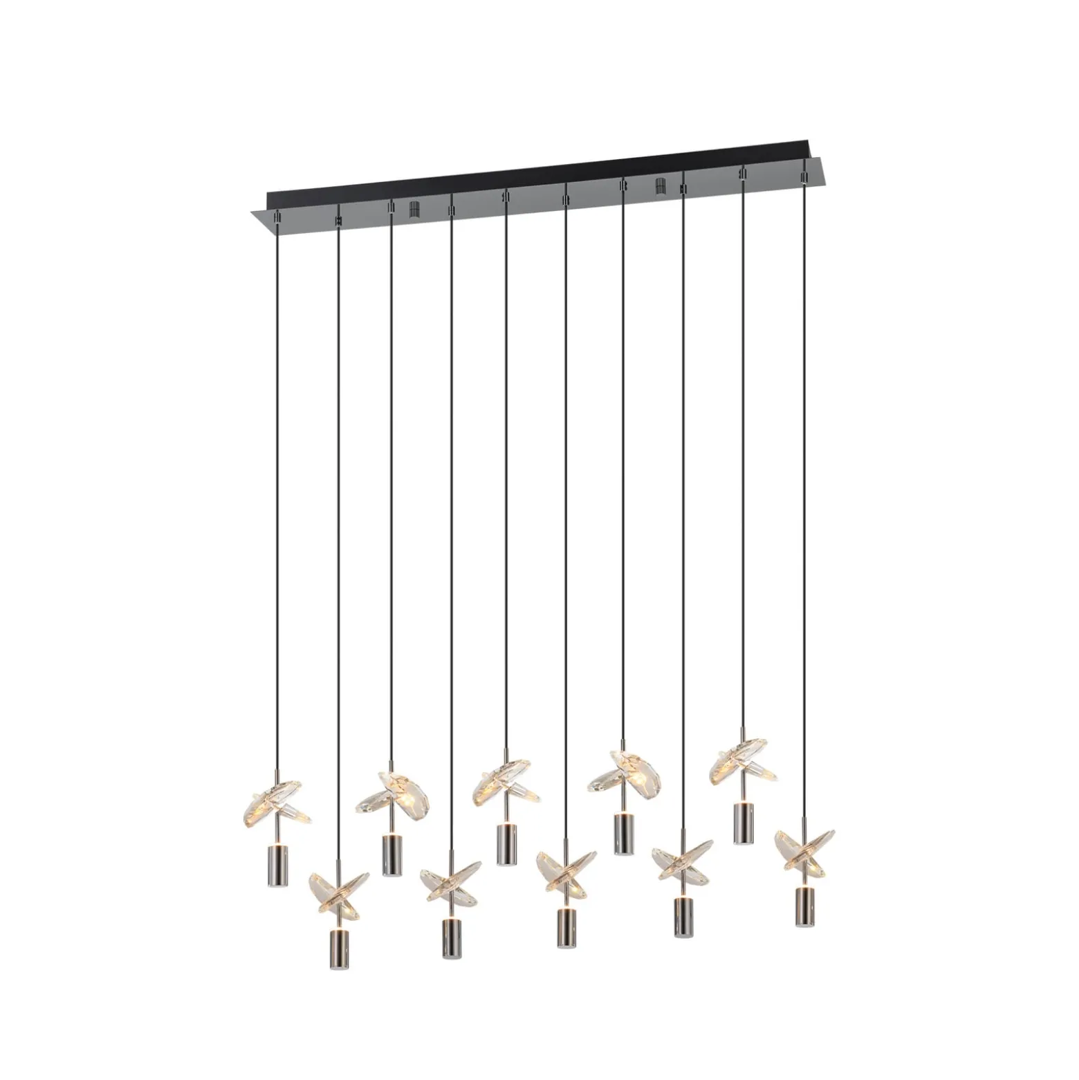 Stars of Light LED-Hängeleuchte Comareira nickel 91 cm CCT
