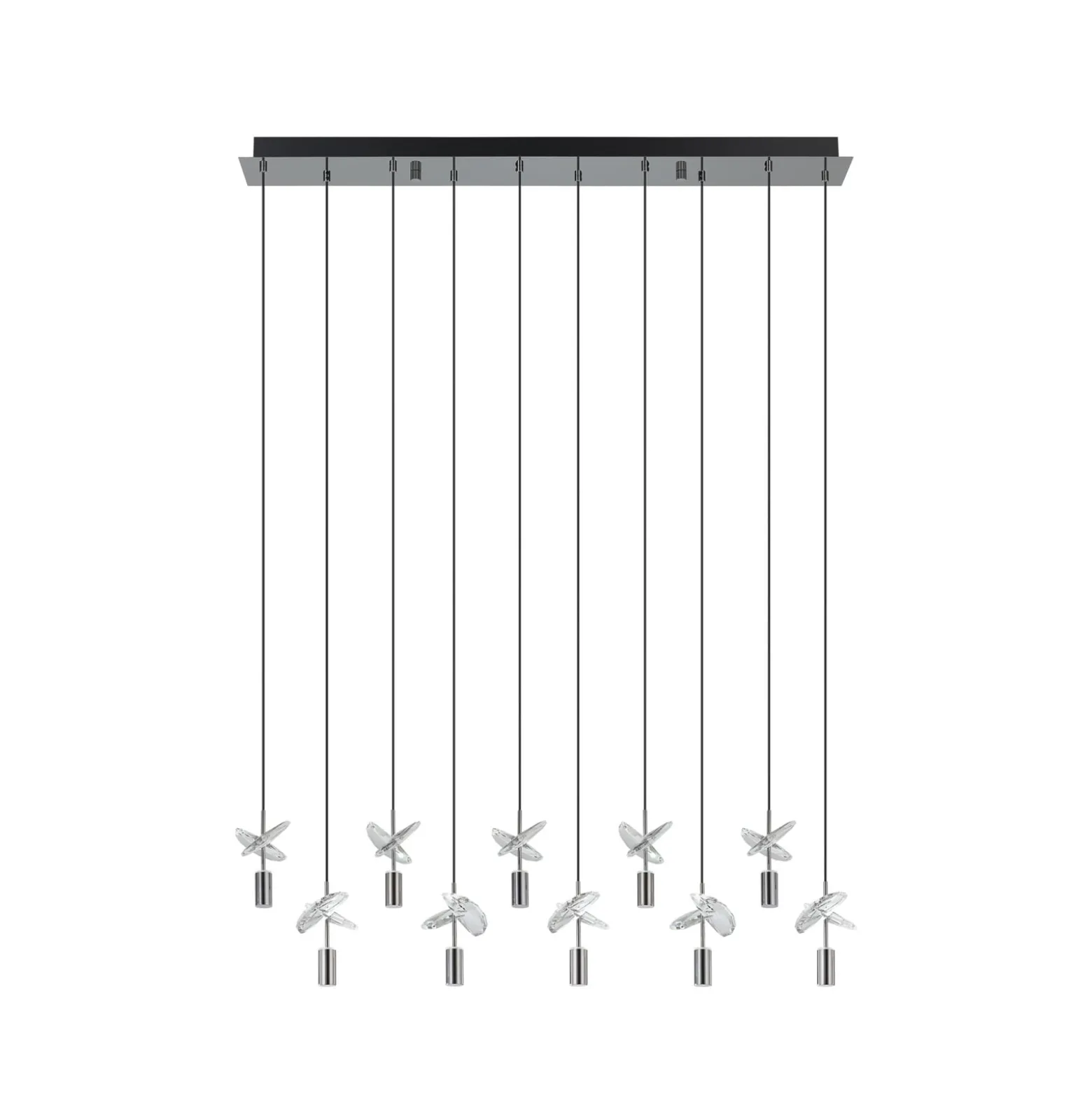 Stars of Light LED-Hängeleuchte Comareira nickel 91 cm CCT