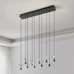 Stars of Light LED-Hängeleuchte Comareira nickel 91 cm CCT