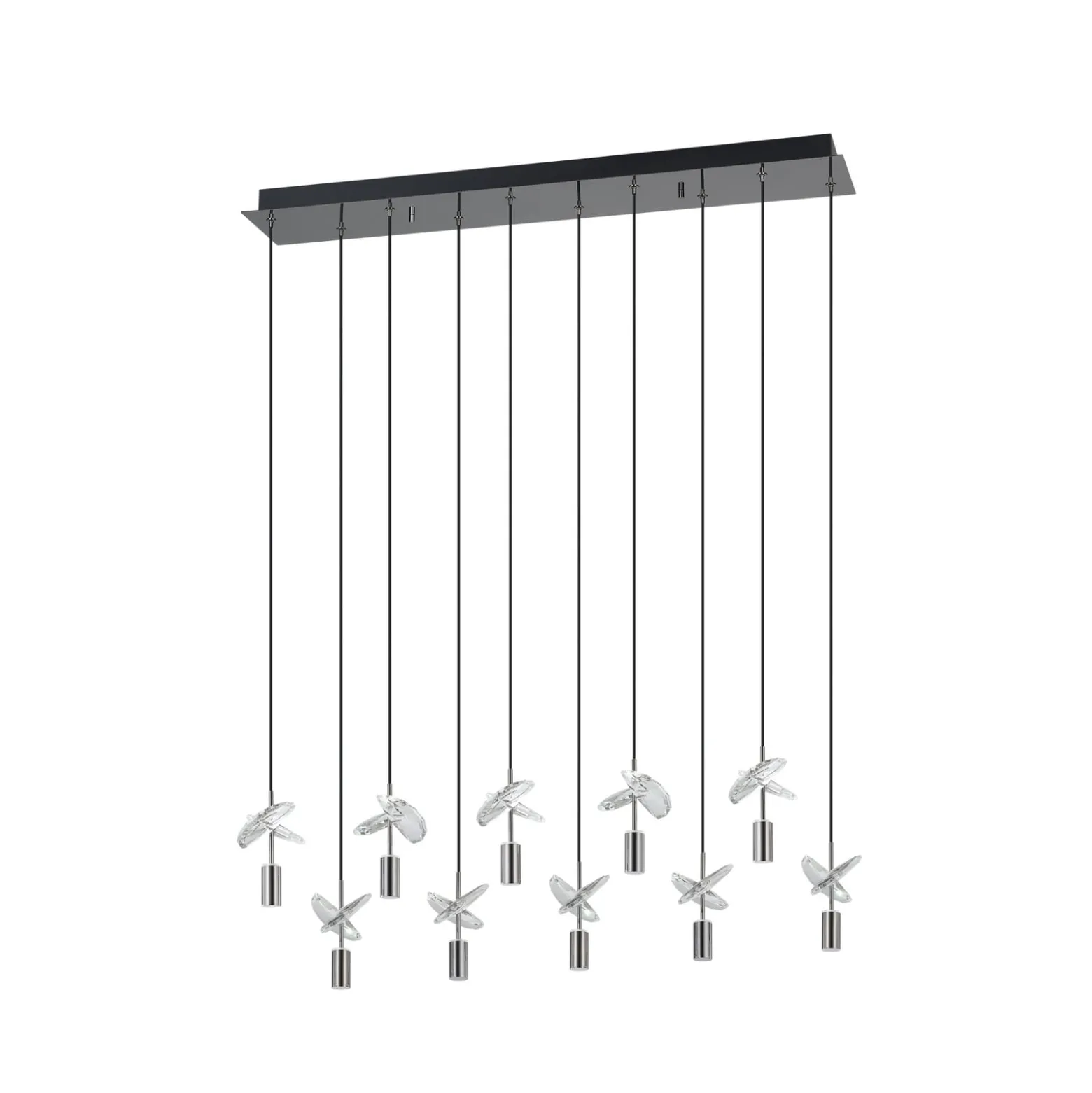 Stars of Light LED-Hängeleuchte Comareira nickel 91 cm CCT