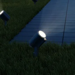 STEINEL Erdspieß-Außenstrahler SPOT GARDEN anthrazit IP44