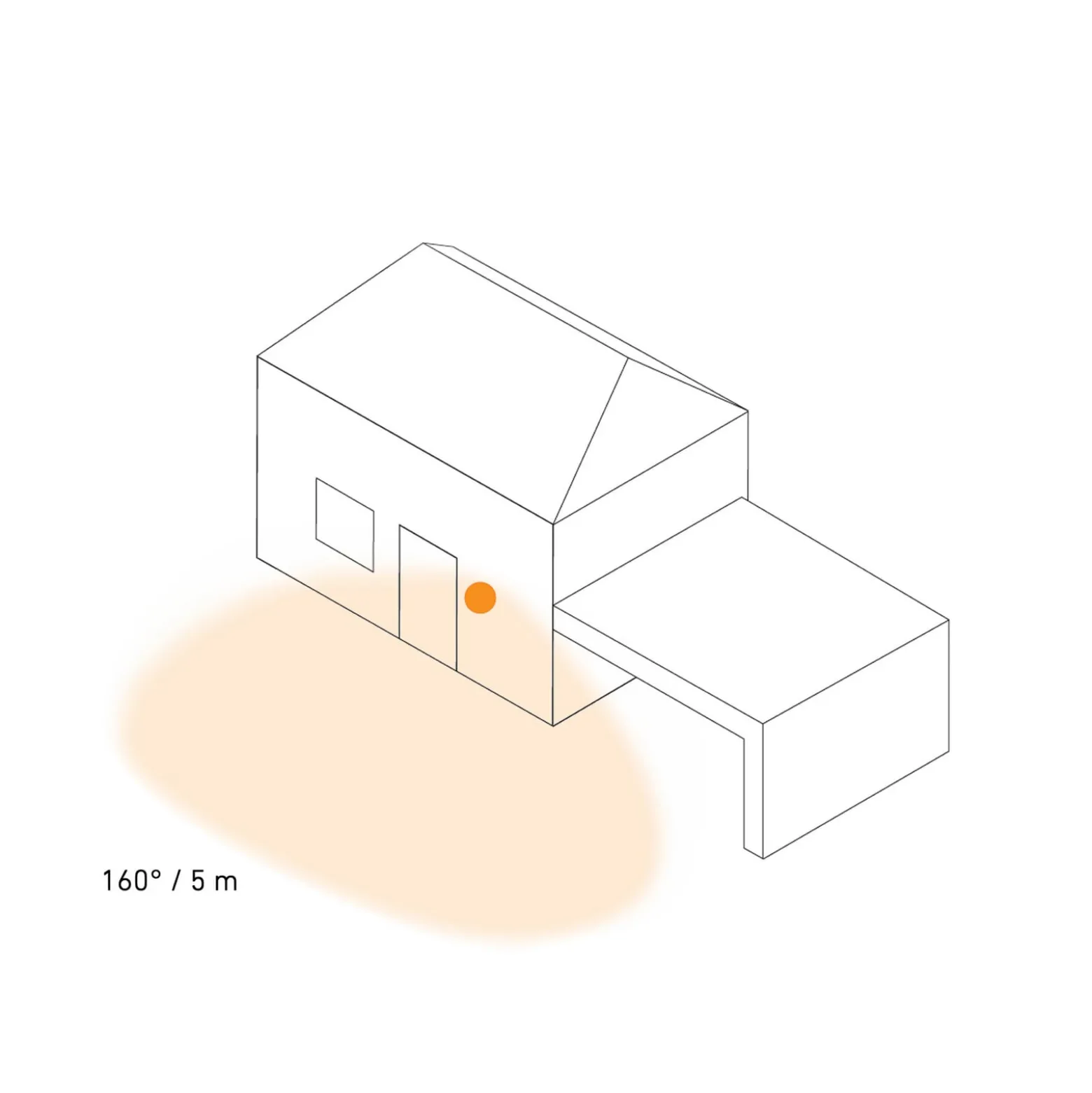 STEINEL LED-Sensor-Außenwandleuchte L 800 SC, anthrazit IP44