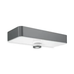 STEINEL LED-Solar-Wandlampe XSolar SOL-O S, anthrazit Sensor