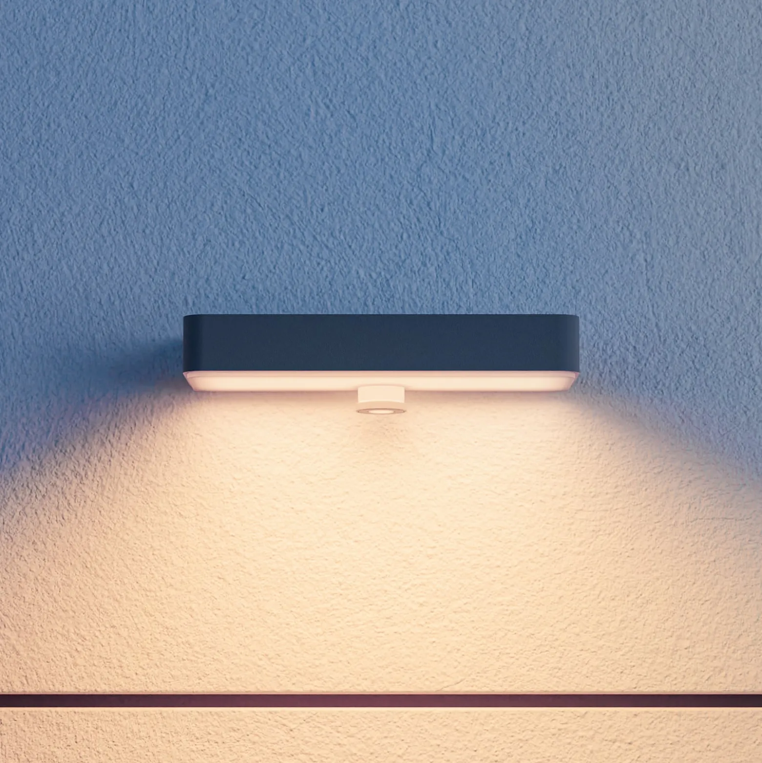 STEINEL LED-Solar-Wandlampe XSolar SOL-O S, anthrazit Sensor