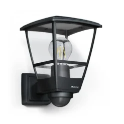 STEINEL L 10 S Außenwandlampe mit Sensor schwarz