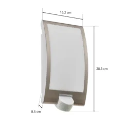 STEINEL L 22 S Außenwandlampe, Sensor, Edelstahl