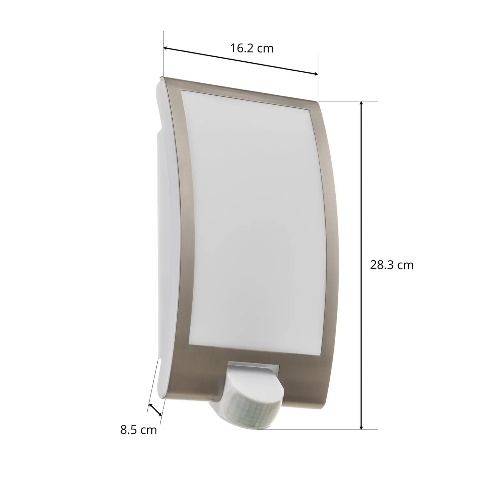 STEINEL L 22 S Außenwandlampe, Sensor, Edelstahl