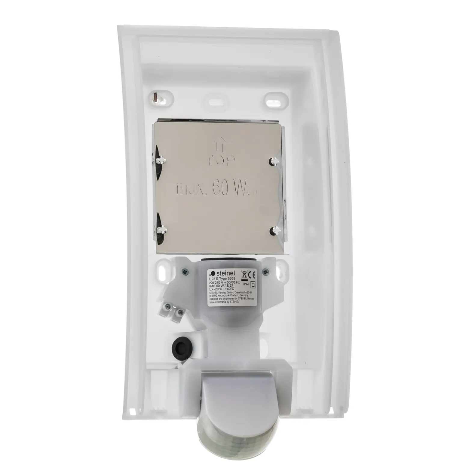 STEINEL L 22 S Außenwandlampe, Sensor, Edelstahl