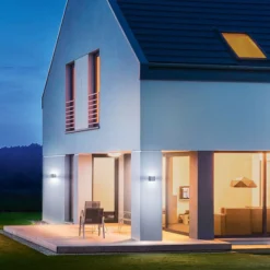 STEINEL L 835 SC Sensor-Außenwandlampe silber