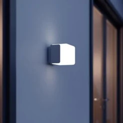 STEINEL L 835 SC Sensor-Außenwandlampe silber