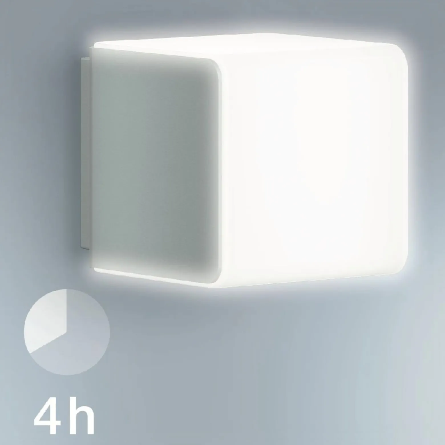 STEINEL L 830 SC Sensor-Außenwandleuchte, silber