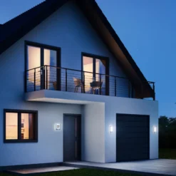 STEINEL L 240 S LED-Wandleuchte Sensor, edelstahl