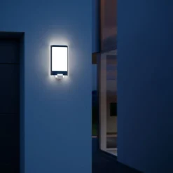STEINEL L 240 S LED-Wandleuchte Sensor, edelstahl